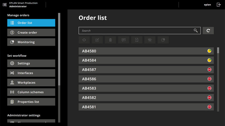 Gestion intégrée des commandes